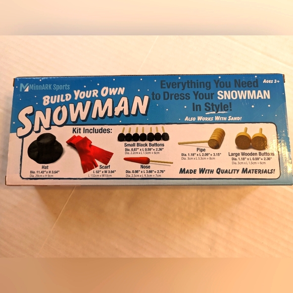 Build Your Own Snowman Kit Brand New Sealed - Picture 2 of 4
